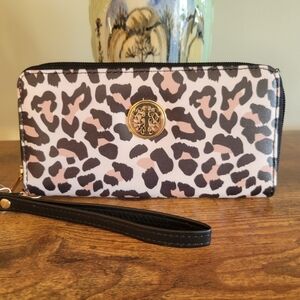 SALE 50 % OFF ALREADY MARKED NWOT Leopard Print Wristlet Wallet